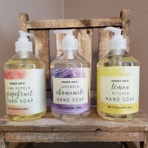 3X New Trader Joe's Delightful Hand Soap Soaps